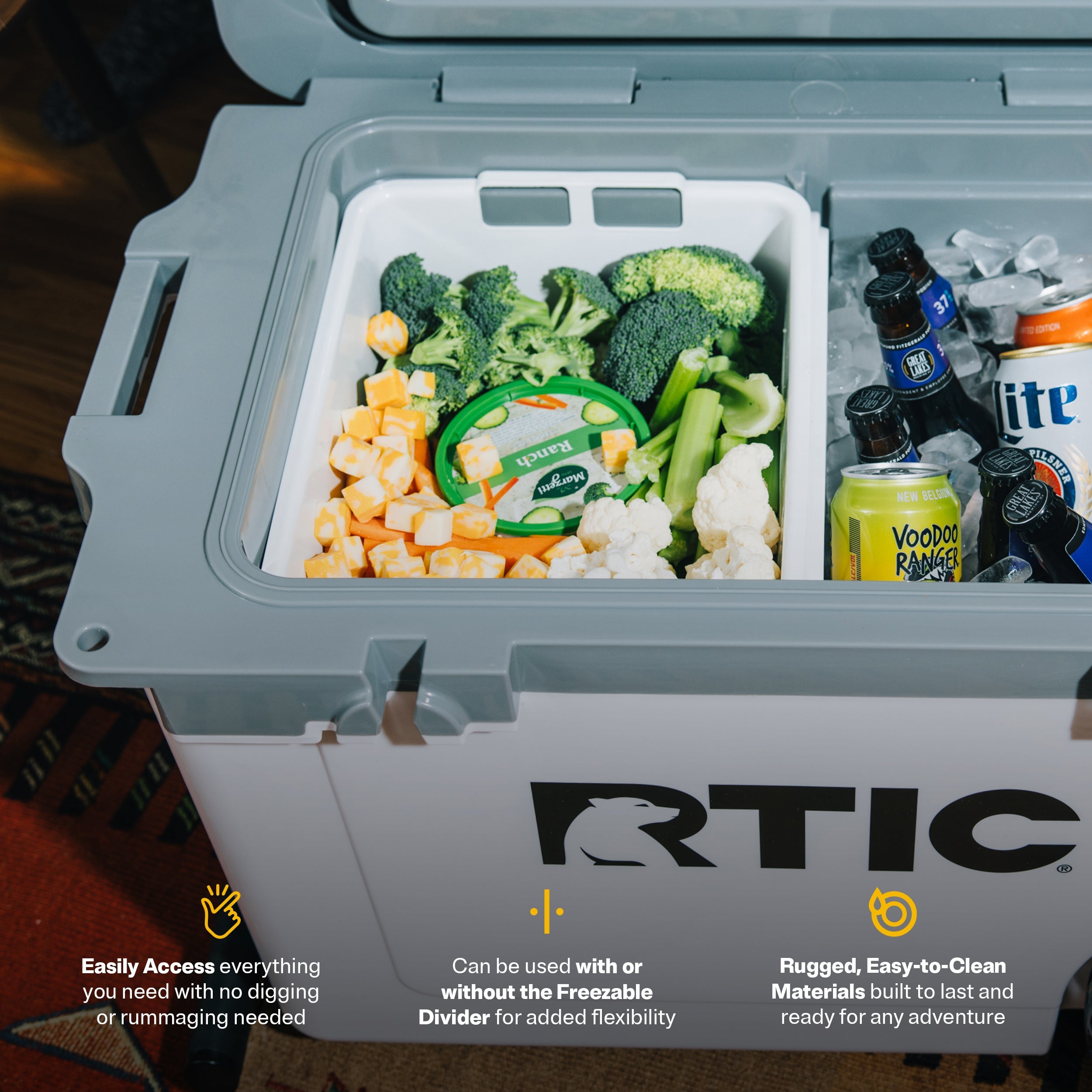 72 QT Ultra-Light Wheeled Cooler