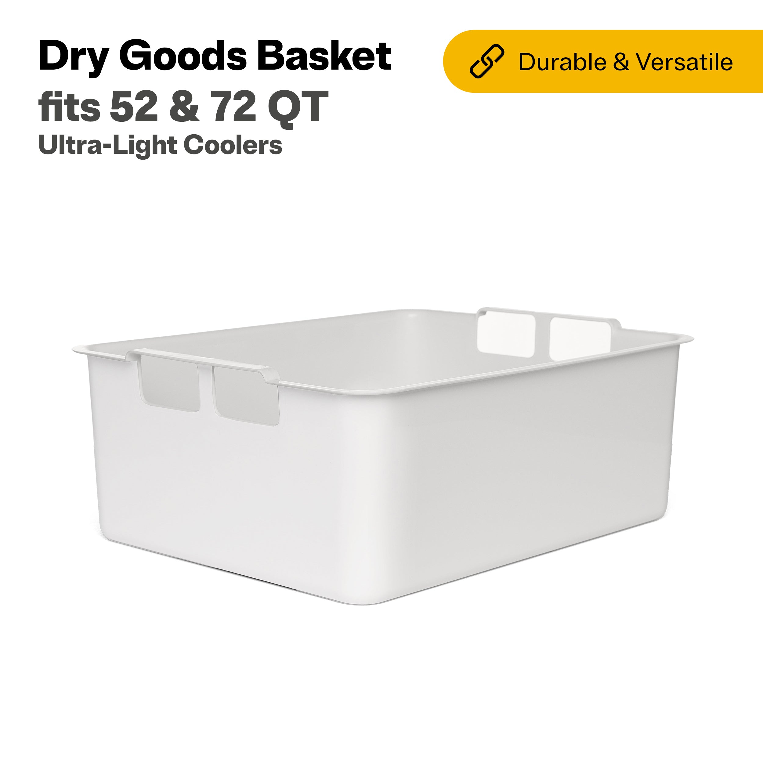 Ultra-Light Cooler Dry Goods Basket